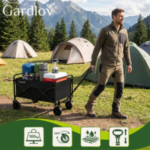 Gardlov sodo vežimėlis 69x45x49cm - Image 4