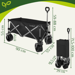 Gardlov sodo vežimėlis 87x46x70cm - Image 3