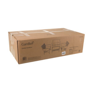 Smėlio spalvos rotango sodo baldai Gardlov 26909 - Image 2
