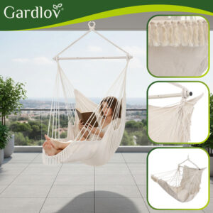 Sūpynės - pakabinamos kėdės 210 cm smėlio spalvos Gardlov - Image 4