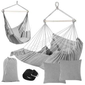 Sūpynės - pakabinamos kėdės 210 cm pilkos Gardlov - Image 6