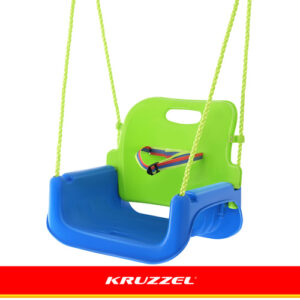 „Kruzzel“ 3 viename žalios ir mėlynos vaikiškos sūpynės - Image 4