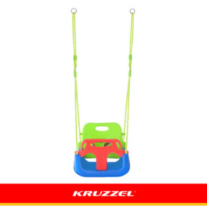 „Kruzzel“ 3 viename žalios ir mėlynos vaikiškos sūpynės - Image 6