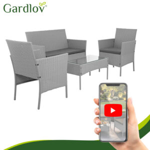 Gardlov 26910 pilki rotango sodo baldai