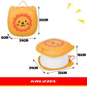 Nešiojamas/kelioninis tualetas – liūtas Kruzzel - Image 3