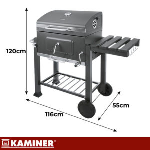 Sodo grilis su dangteliu 116x70x110cm Kaminer - Image 2
