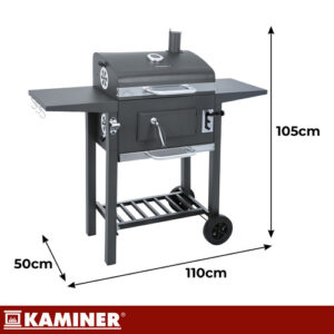 Sodo grilis su dangteliu 105x110x50cm Kaminer - Image 2