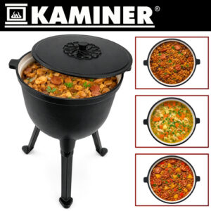 Emaliuotas ketaus katilas 10l Kaminer - Image 5