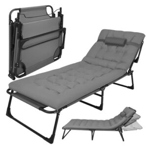 Sulankstomas sodo gultas 192x68x28cm Trizand