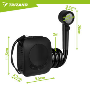 „Trizand“ 8000 mAh baterijos maitinamas kelioninis dušas - Image 3