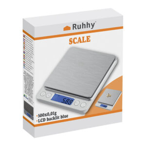 Virtuvės svarstyklės 500x0.01g Ruhhy - Image 2