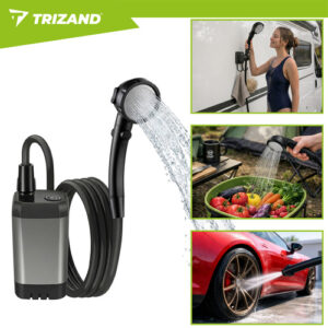 „Trizand“ 6000 mAh baterijos maitinamas kelioninis dušas - Image 6