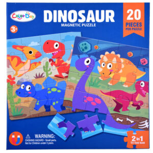 Magnetinė dėlionių knyga Dinosaurs 40 elementų ZA4268 - Image 8