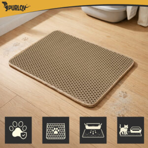 Kraiko dėžės kilimėlis 60x45 cm - smėlio spalvos Purlov - Image 3
