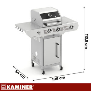 Dujinis grilis 2+1 10kW Varen 3.0 Kaminer - Image 2