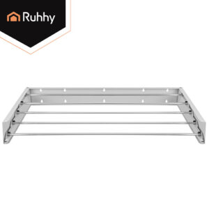 Ruhhy 80 cm prie sienos tvirtinama drabužių džiovyklė - Image 5