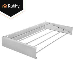 Ruhhy 80 cm prie sienos tvirtinama drabužių džiovyklė - Image 6