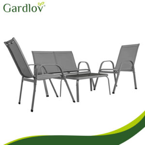 Balkono baldų komplektas - pilkas Gardlov - Image 4