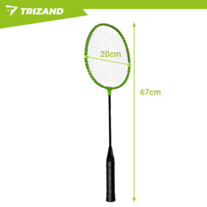 Badmintono rinkinys dėkle – 9 dalys Trizand - Image 2