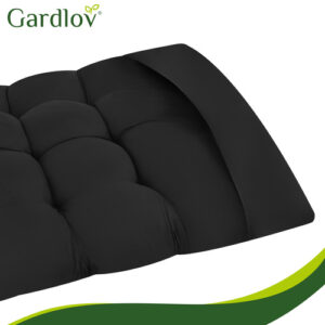 Gardlov juoda dygsniuota sodo gulto pagalvėlė - Image 5