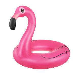Pripučiamas flamingo žiedas, 102 cm, didelis Trizand maudymosi žiedas baseinui ir paplūdimiui - Image 4