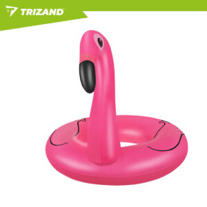 Pripučiamas flamingo žiedas, 102 cm, didelis Trizand maudymosi žiedas baseinui ir paplūdimiui - Image 5