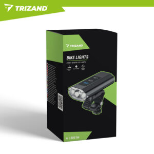 1300 lm LED dviračio žibintas + „Trizand“ galinis žibintas - Image 3