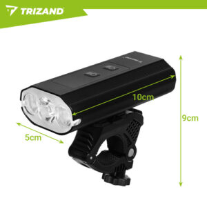 1300 lm LED dviračio žibintas + „Trizand“ galinis žibintas - Image 2