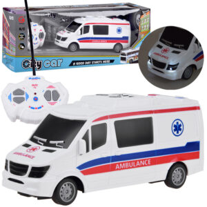Automobilis greitosios pagalbos automobilis nuotoliniu būdu valdomas greitosios pagalbos automobilis RC0607
