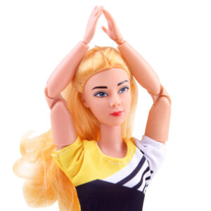 Gimnastės lėlė užsiima joga ir fitnesu 30cm ZA4460 - Image 2