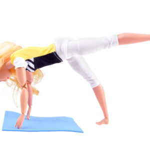 Gimnastės lėlė užsiima joga ir fitnesu 30cm ZA4460 - Image 4