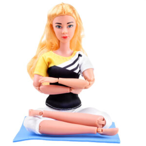 Gimnastės lėlė užsiima joga ir fitnesu 30cm ZA4460 - Image 7
