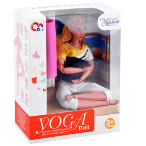 Gimnastės lėlė užsiima joga ir fitnesu 30cm ZA4460 - Image 8