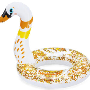Bestway pripučiamas vaikiškas plaukimo ratas GLITTER SWAN 61cm 36306 - Image 4