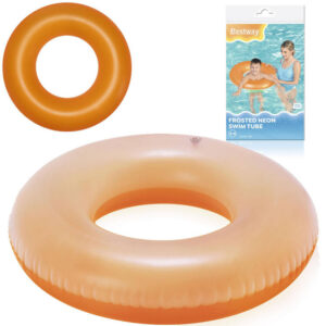 Bestway pripučiamas plaukimo ratas ORANGE 76cm 36024