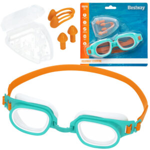Bestway plaukimo akiniai + ausų kištukai + nosies tiltelis RINKINYS 7+ 26034
