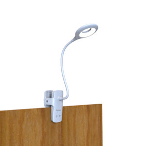 Mini Wozinsky Wireless LED Reading Lamp with Clip + USB-C Cable - White - Image 3