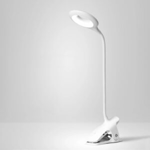 Mini Wozinsky Wireless LED Reading Lamp with Clip + USB-C Cable - White - Image 4