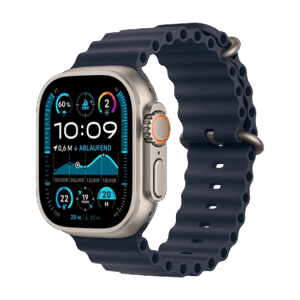 Išmanusis laikrodis Apple Watch Ultra 2 LTE (2024) 49mm Black Titanium Case with Trail Loop M/L - Navy