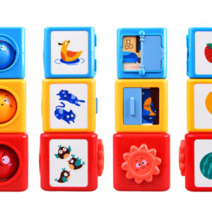SORTER edukacinis kaladėlių dėlionės BOKŠTAS su kamuoliukais - emocijos ZA4538 - Image 7