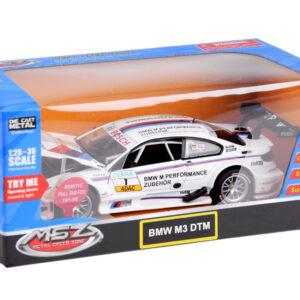 Metalinis sportinio automobilio modelis BMW M3 DTM, mastelis 1:32, su garsais ir šviesomis ZA4608 - Image 6