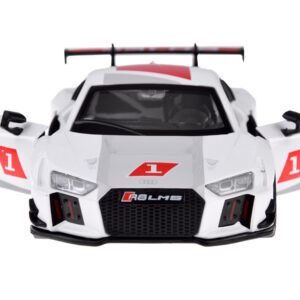 Metalinis sportinis automobilio modelis Audi R8 LMS mastelis 1:32 garsai šviesos ZA4609 - Image 4