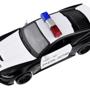 Metalinis policijos automobilis Ford Shelby GT350, mastelis 1:32, šviesos, švyturėliai ZA4610 - Image 4