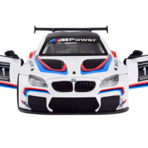 Metalinis sportinis automobilio modelis BMW M6 GT3, mastelis 1:32, su šviesos ir garso efektais ZA4613 - Image 4
