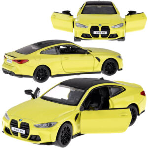 Metalinis automobilio modelis BMW M4, mastelis 1:32, su šviesos ir garso efektais ZA4617