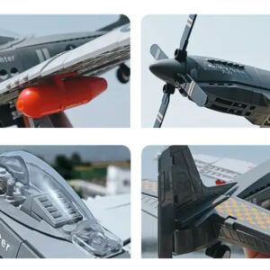 Techniniai kaladėlių rinkiniai P-51 naikintuvas 258 det. ZA4624 - Image 3