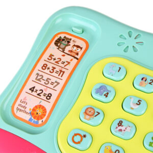 Spalvingas mygtukinis telefonas su melodijomis ir švieselėmis ZA4625 - Image 4