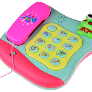 Spalvingas mygtukinis telefonas su melodijomis ir švieselėmis ZA4625 - Image 3