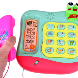 Spalvingas mygtukinis telefonas su melodijomis ir švieselėmis ZA4625 - Image 5