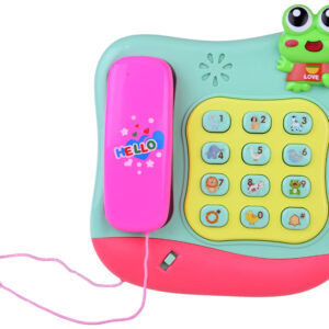 Spalvingas mygtukinis telefonas su melodijomis ir švieselėmis ZA4625 - Image 6
